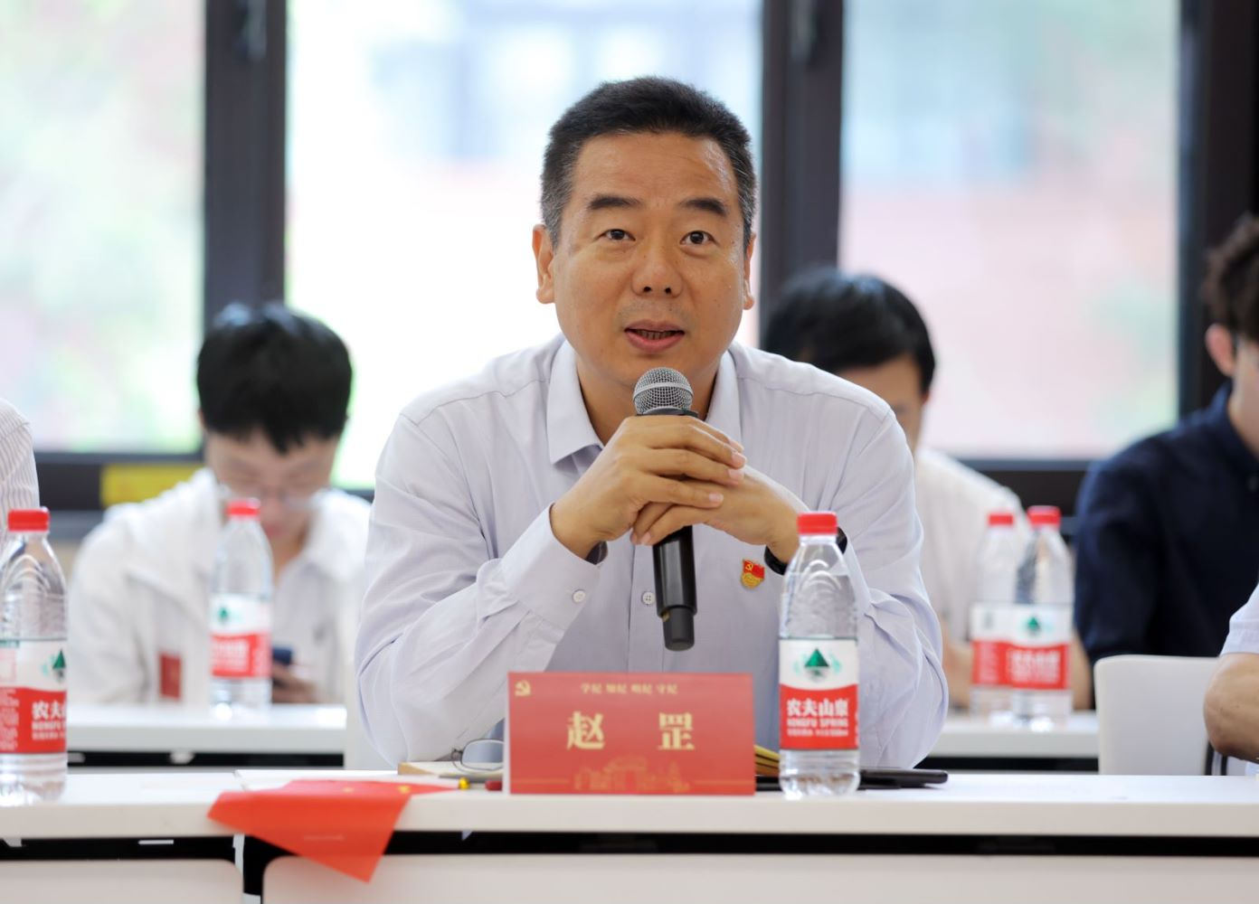 20240618-永利集团304官网开展党纪学习教育全校毕业生师生联合主题党日-无-赵罡参加纪检监察巡视联合党支部、数博二党支部、马博212党支部、自硕22党支部师生联合主题党日.png