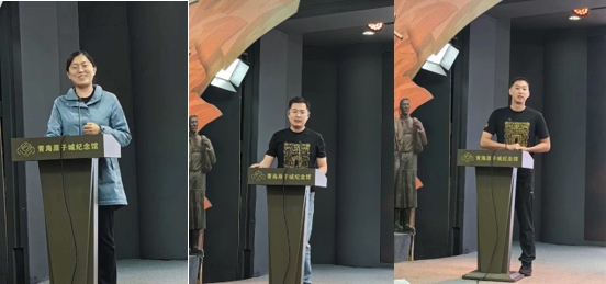 20240711-永利集团304官网青年教职工赴青海开展实践活动-林萍-郭菲、莫一林、杨听宇（从左到右）作学习分享.jpg